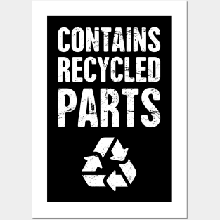 Recycled Parts | Funny Organ Donor Design Posters and Art